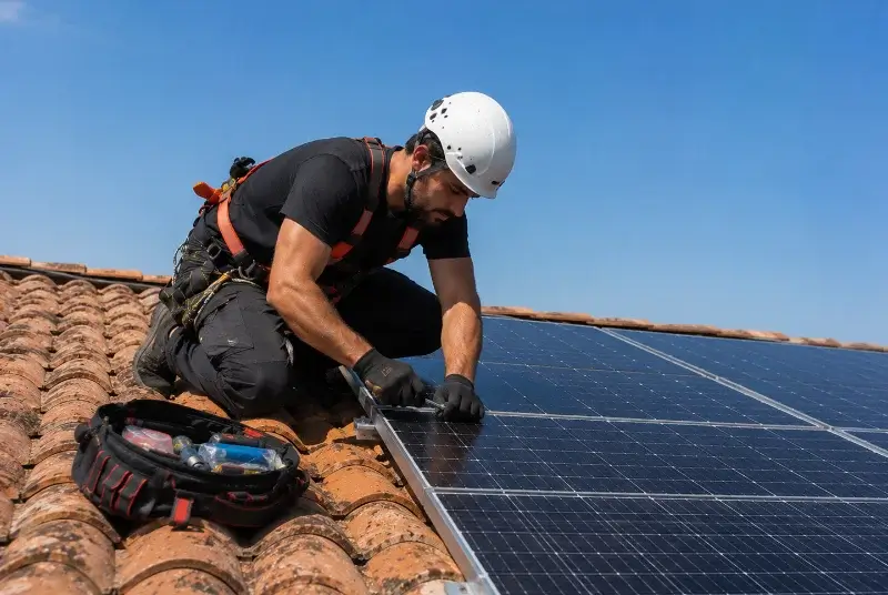 Maintenance et monitoring de panneaux solaires à Mons